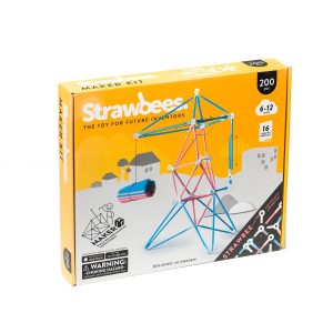 Strawbees Maker Kit: Engaging construction kit for hands-on learning. Enables building and prototyping with straws and connectors, fostering creativity and STEM skills. Ideal for educational projects and maker activities.