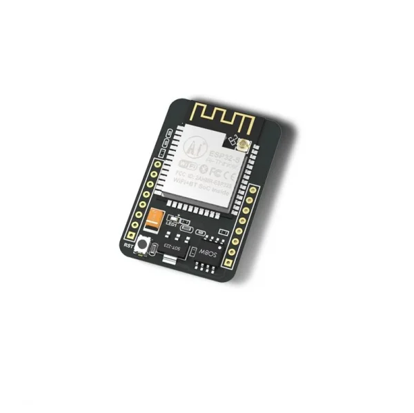 ESP32 CAM Module: Compact camera module based on ESP32, equipped with Wi-Fi and Bluetooth capabilities. Ideal for surveillance, IoT projects, and image/video streaming in robotics applications