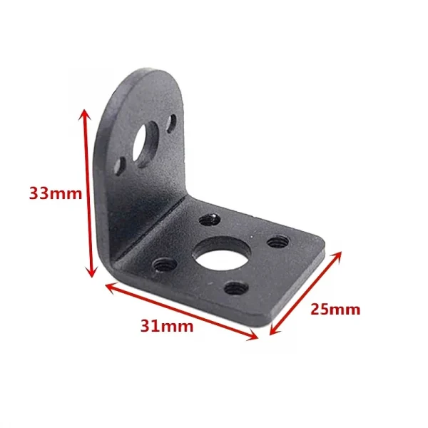 25mm DC Gear Motor Block L Shape Motor Bracket 04