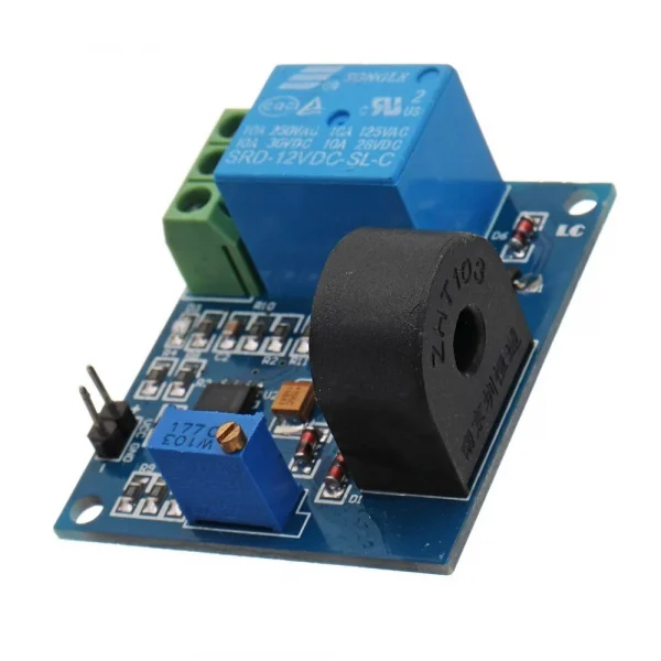 5A 12V Overcurrent Protection Sensor Module AC Current Detection Sensor 1