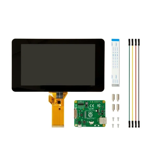 7inch official raspberry pi display capacitive touchscreen 01