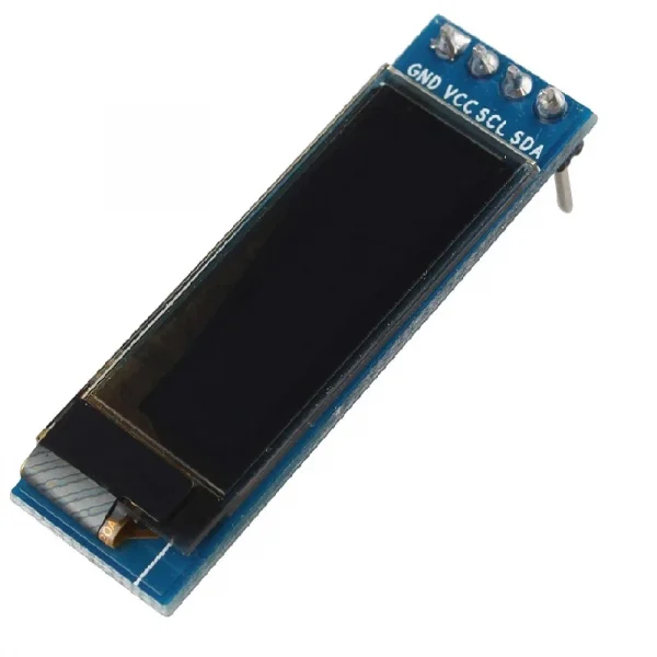 "0.91-Inch OLED Display: Compact and versatile screen for electronics projects. Ideal for small-scale applications, IoT devices, and DIY projects. High-contrast OLED technology for crisp and clear visual output