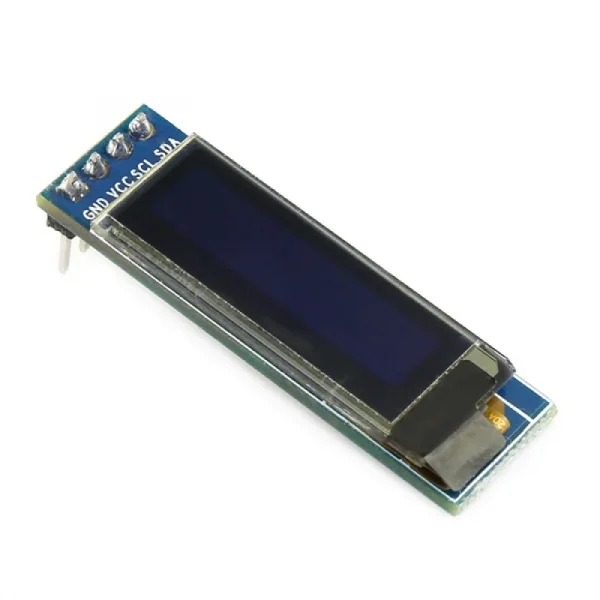 "0.91-Inch OLED Display: Compact and versatile screen for electronics projects. Ideal for small-scale applications, IoT devices, and DIY projects. High-contrast OLED technology for crisp and clear visual output