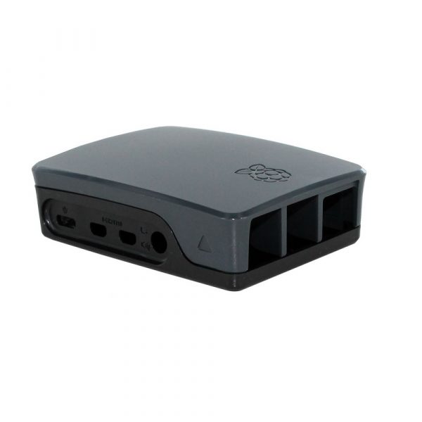 Official Raspberry Pi 4 Case Black Grey Raspberry Pi Case 01