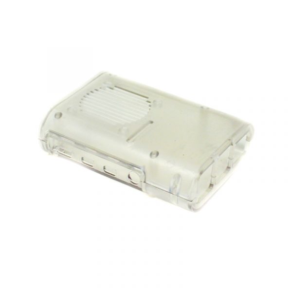 Raspberry Pi 4 Transparent Compact ABS Case with Cooling FAN Slot 1