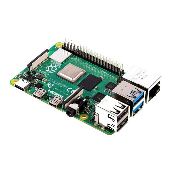 Raspberry Pi 4 - Model: High-performance single-board computer. Ideal for various projects, including DIY, robotics, and home automation. Explore powerful computing in a compact form factor.