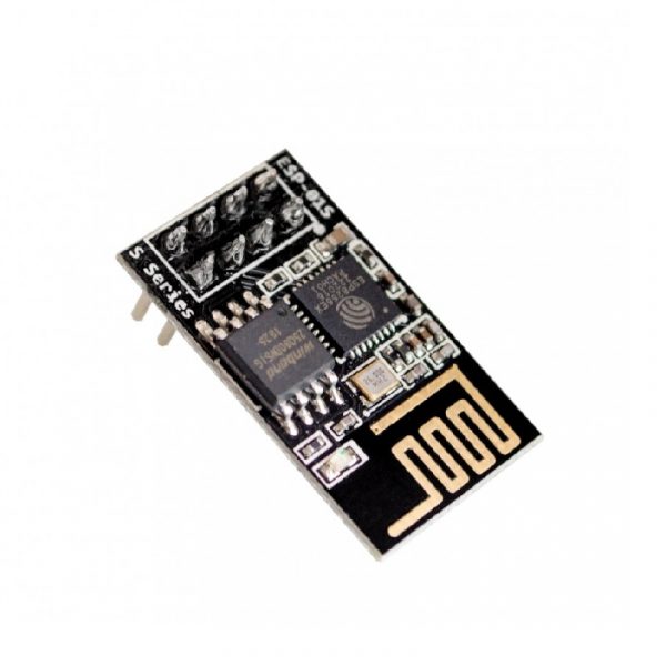 ESP01-S Module: Compact Wi-Fi module based on ESP8266, suitable for Internet of Things (IoT) projects and low-power applications. Features embedded Wi-Fi connectivity for seamless integration into robotics and electronics projects.