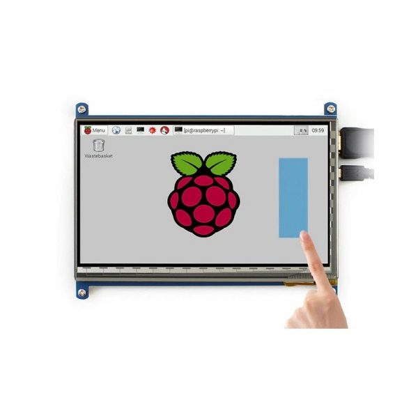 7-Inch HDMI Display for Raspberry Pi: Crystal-clear high-definition screen designed for seamless integration with Raspberry Pi projects. Enjoy vibrant visuals and easy setup for your DIY electronics and robotics endeavors.