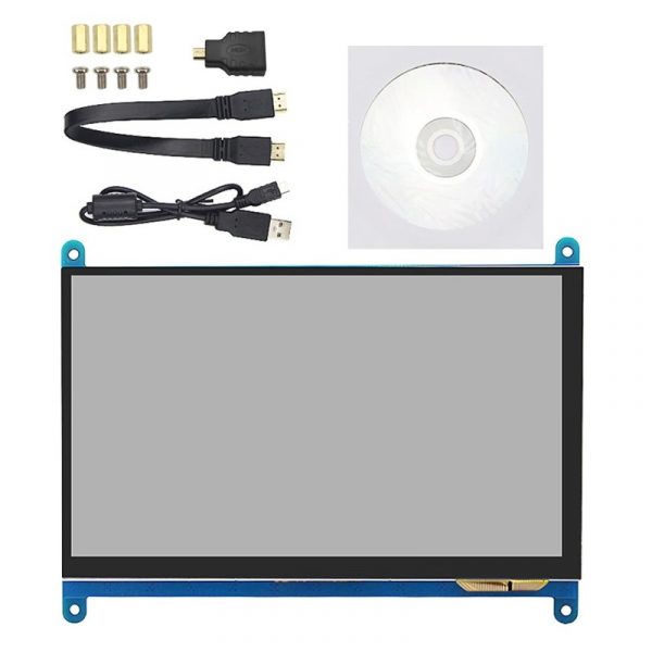 7-Inch HDMI Display for Raspberry Pi: Crystal-clear high-definition screen designed for seamless integration with Raspberry Pi projects. Enjoy vibrant visuals and easy setup for your DIY electronics and robotics endeavors.