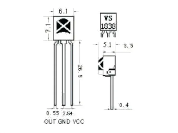 ir receiver 1838 photo diode remote control receiver02