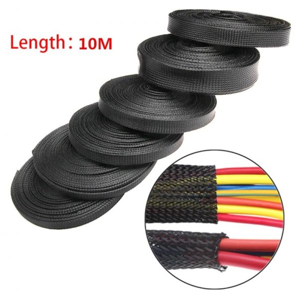 Nylon Expandable Braided Sleeve for Wire Protection 10