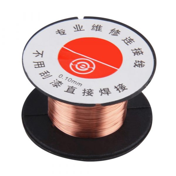 0.1MM Copper Soldering Solder PPA Enamelled Repair Reel Wire Soldering amp Accessories 19563 1 2