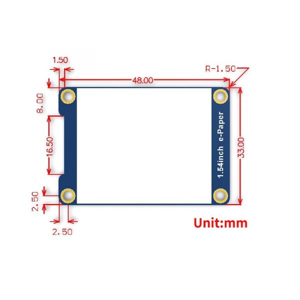 1.54 inch e Ink Paper Display Module with SPI Interface 2