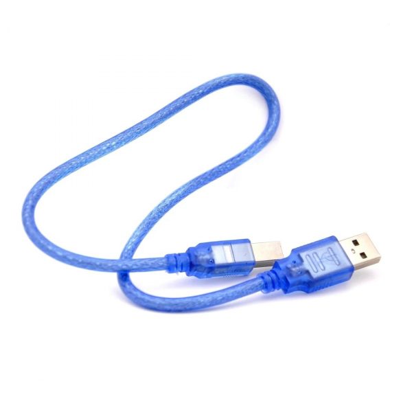 1.64FT USB 2.0 A B Male Printer Cable 0.3m