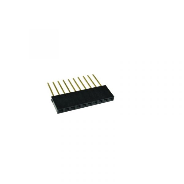 10 Pin Female 11mm tall stackable Header Connector 1