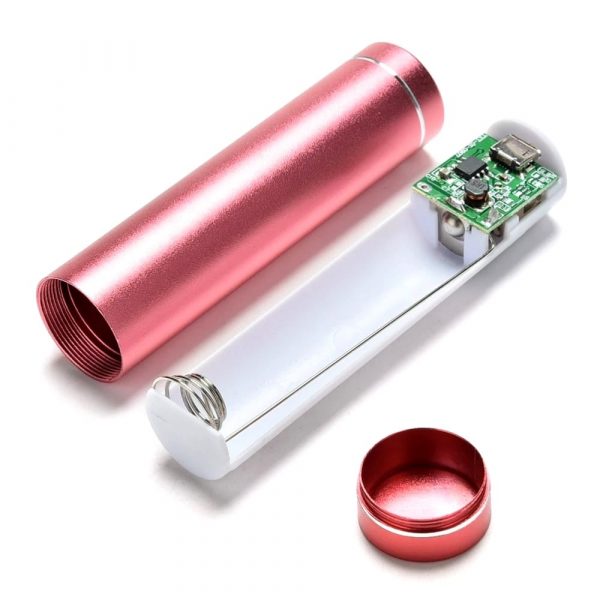 18650 Battery 5V USB Metal Power Bank Case 7