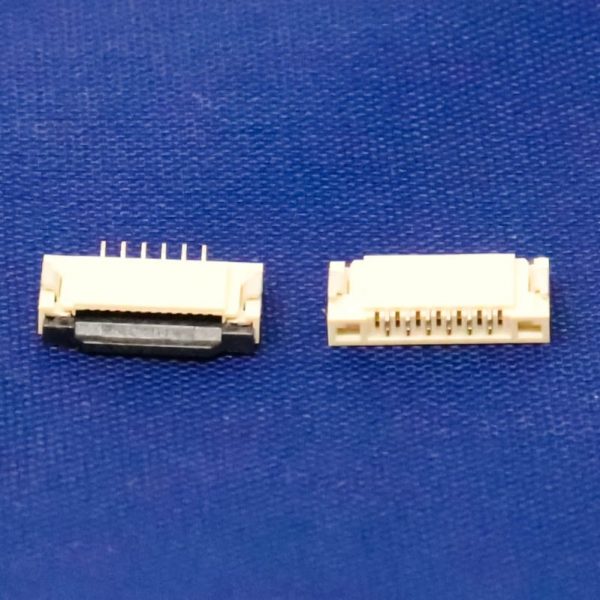 1mm Pitch 6 Pin FPCFFC SMT Flip Connector 2