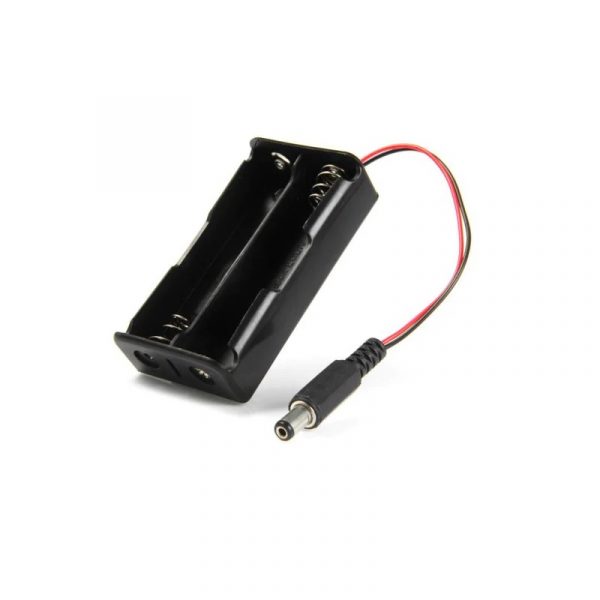 2 x 1.5V AA Battery Holder with DC2.1 Power Jack 1