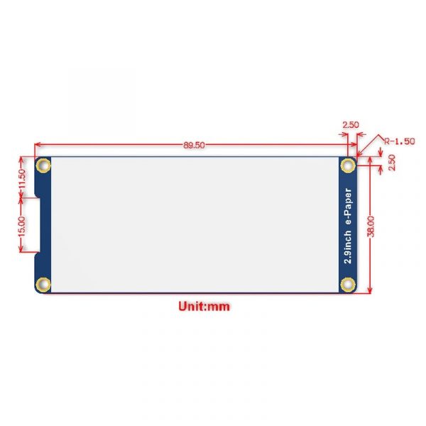 2.9 inch e Ink Paper Display Module with SPI Interface 1