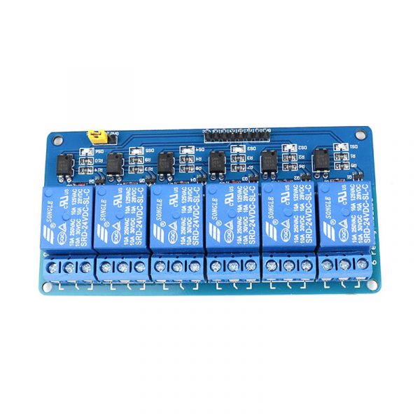 24V 6 channel with light coupling relay 1