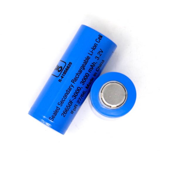 26650 3.2V Rechargeable 3000mAh Li ion Battery Cell 9 1