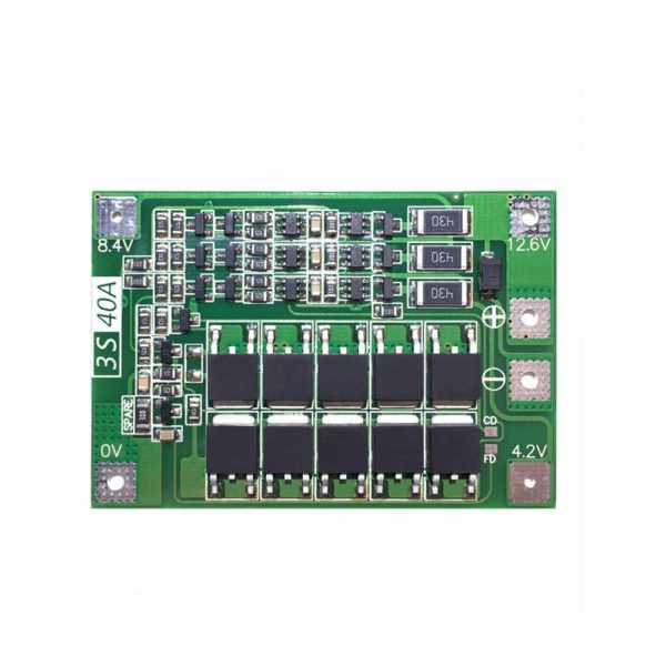 3 Series 40A 18650 Lithium Battery Protection Board 4