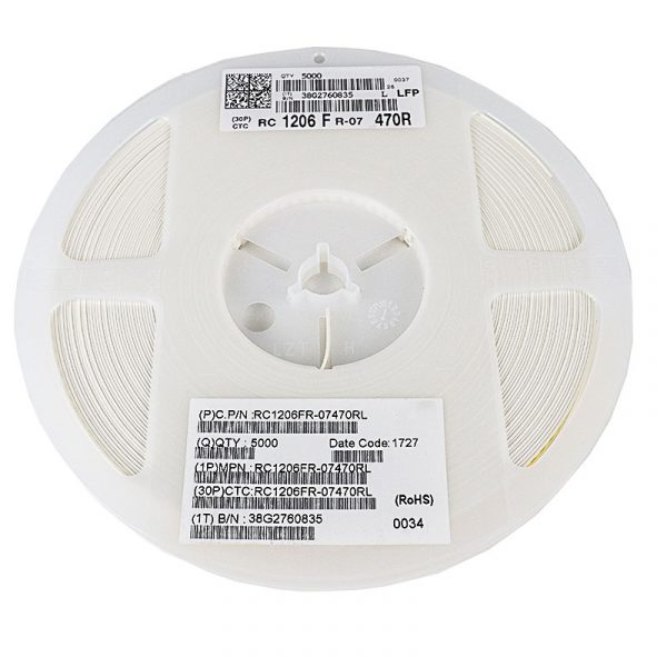 470 Ohm 14w 1206 ResistorReel of 5000 1