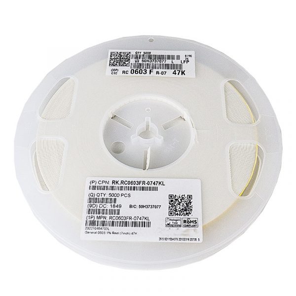 47k Ohm 110W 603 ResistorReel of 5000 2