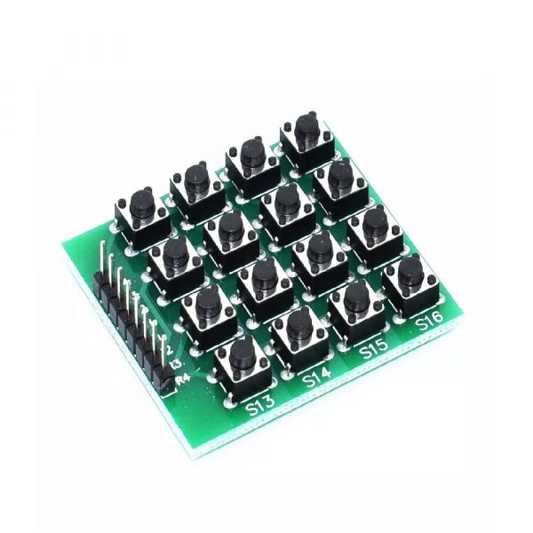 4x4 Matrix 16 Keypad Keyboard Module 16 Button MCU 6