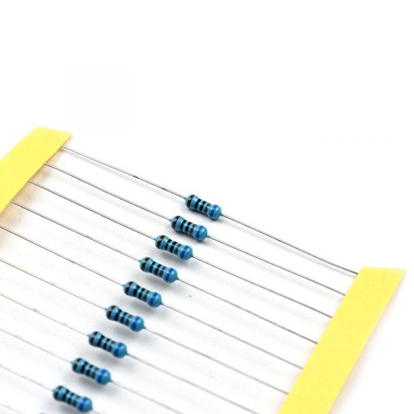 680 Ohm 0.25W Metal Film Resistor 1 2