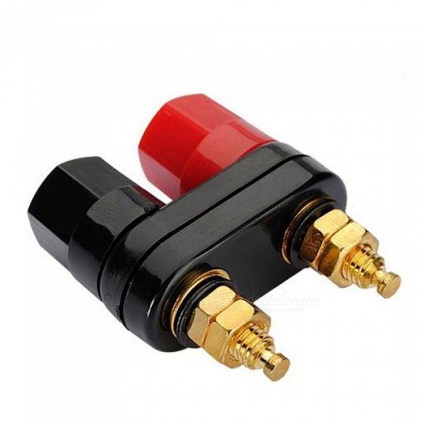 Banana plugs Couple Terminals Red Black Connector Amplifier Terminal 5