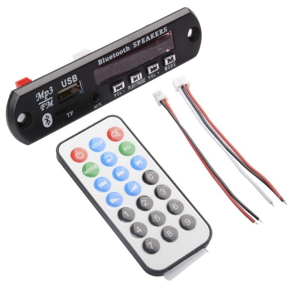 Bluetooth MP3 Decoding Board Module with inbuilt SD Card Slot USB FM and Remote Control 5