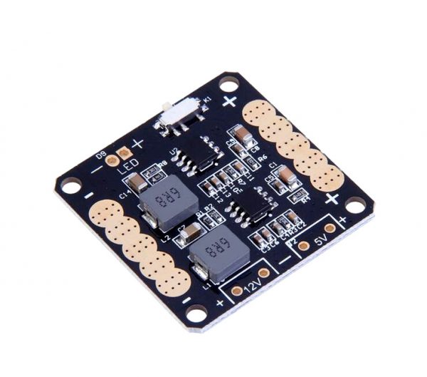 CC3D V2 ZMR Power Distribution Board with Dual BEC LC Filter LED Switch 2