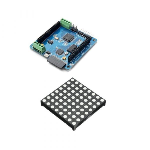 Colorduino LED RGB Dot Matrix Driver Board with 5mm 8x8 RGB LED for Arduino ROBU.IN 1