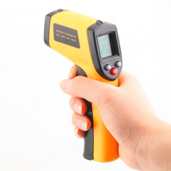 GM320 Non Contact Laser LCD Display Digital InfraredIR Thermometer ROBU.IN