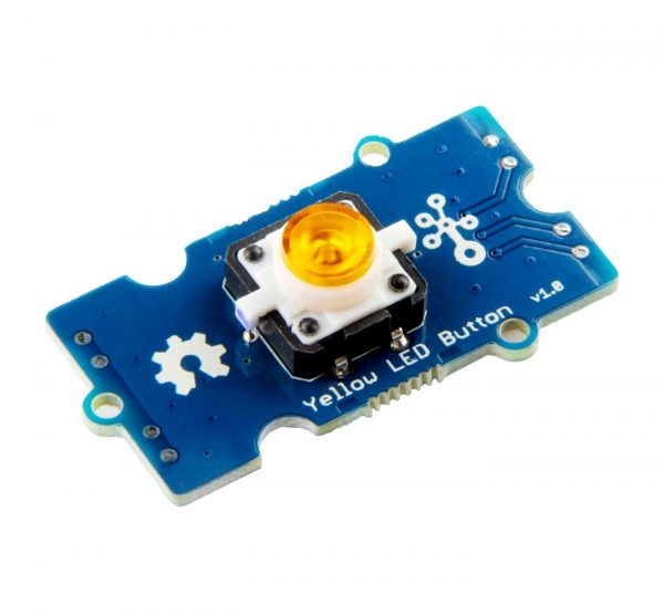 Grove Yellow LED Button