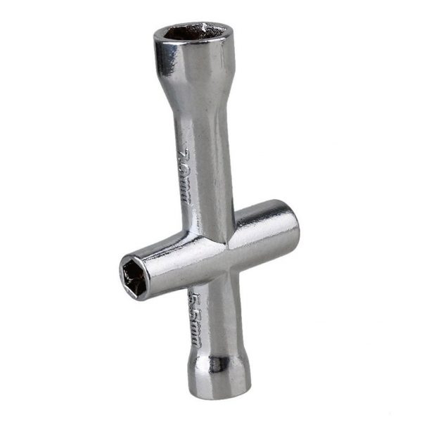 Hexagonal Mini Cross Wrench Sleeve Nut Tool for M2M2.5M3M4 Hex Nut 5