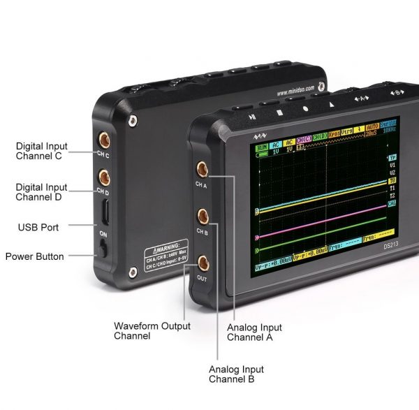 Mini Oscilloscope DS213 2