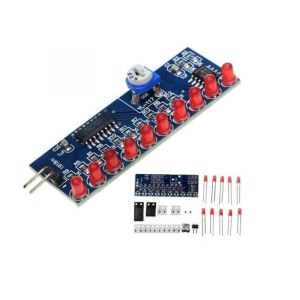 NE555 CD4017 Water Flowing Light LED Module DIY Kit 1