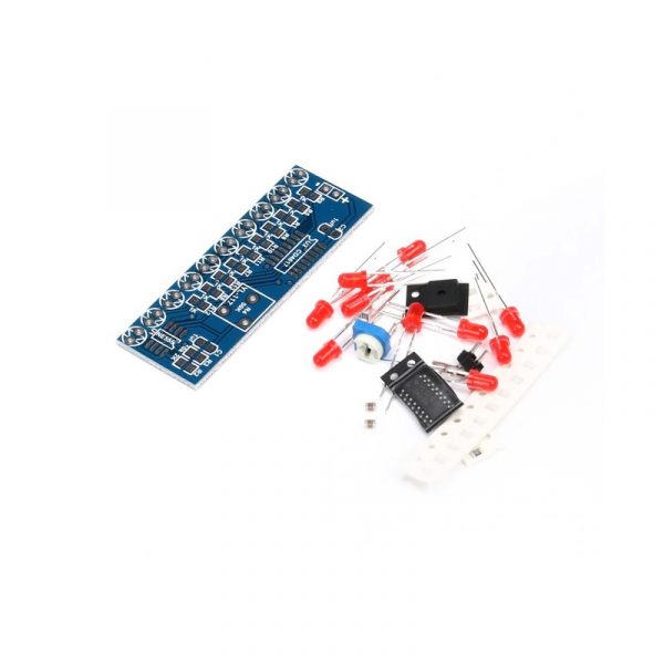 NE555 CD4017 Water Flowing Light LED Module DIY Kit 5