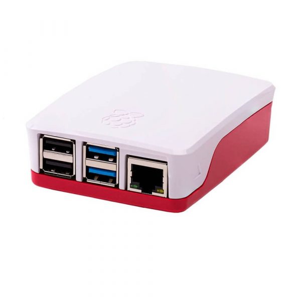 Official Raspberry Pi 4 Case Red White 2