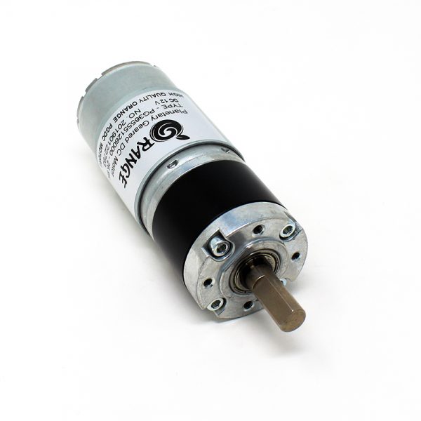 Orange Planetary Gear DC Motor 12V 185RPM 7.39Kg CM PG36M555 26 2