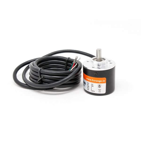 Orange Rotary Incremental Optical Encoders ROBU.IN 2 1