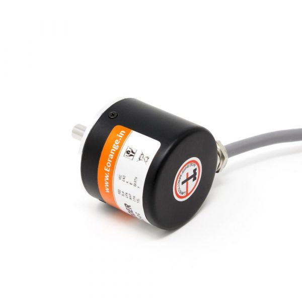 Orange Rotary Incremental Optical Encoders ROBU.IN 2 2