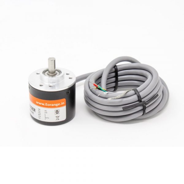 Orange Rotary Incremental Optical Encoders ROBU.IN 3 1