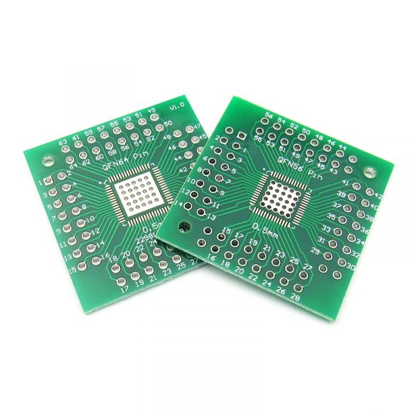 QFN 56 64 SMD TURN TO DIP PCB Adapter 1