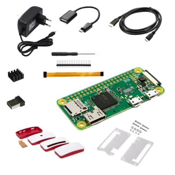 Raspberry Pi Zero W with Raspberry Pi Zero W Accessories Kit ROBU.IN