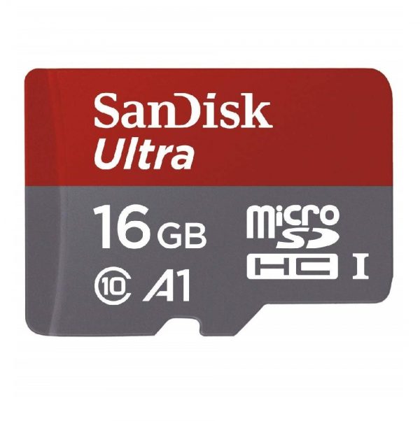 Sandisk Micro SDSDHC 16GB Class 10 Memory Card Upto 98MBs Speed 2