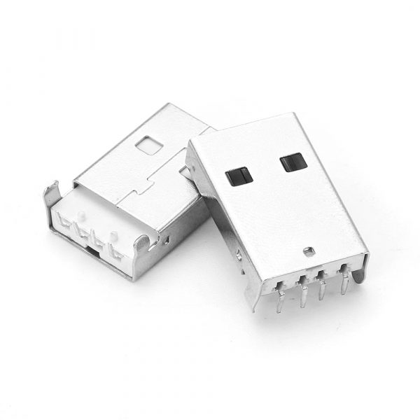 USB A type Plug Male PCB RA Connector 1