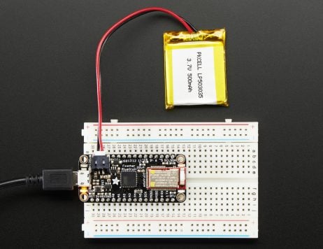 Adafruit Feather 32u4 Bluefruit LE MCU Development Board 2829 - Image 5